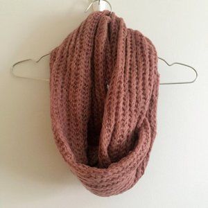 COPY - Dusty Pink Double Loop Infinity Scarf Fall…